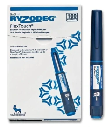 RYZODEG FLEX TOUCH INJ 5X3ML 'REF'