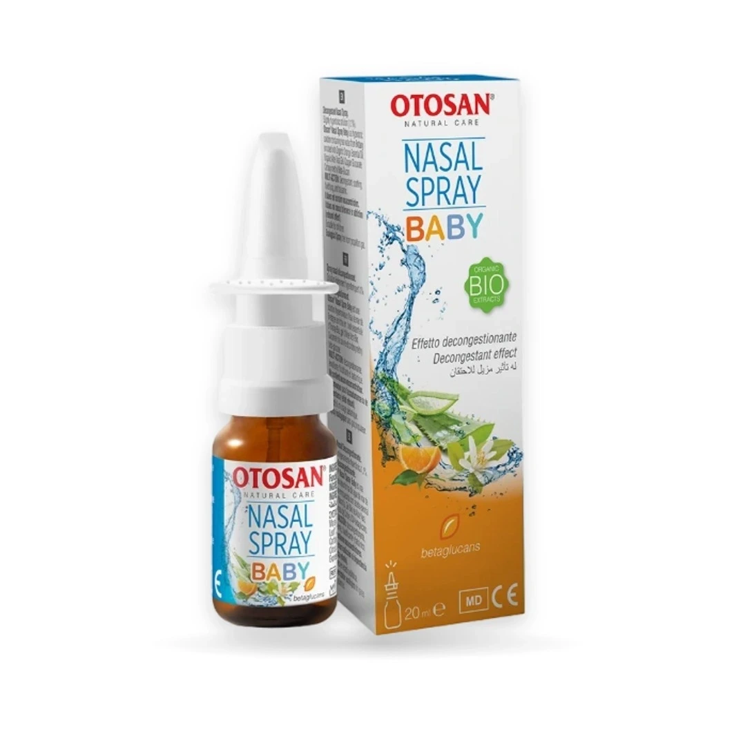Otosan Nasal Spray Baby 20 ml – Hypertonic Nasal Spray for Children from 1 Year | Natural, No Decongestants