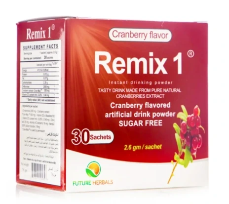REMIX 1 CRANBERRY 2.6GM 30 SACHET