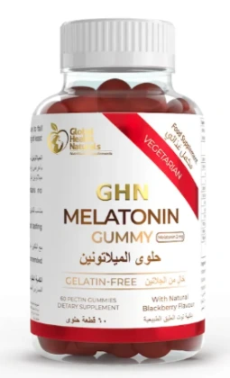 اتش جي ان حلوى ميلاتونين 60قطعة