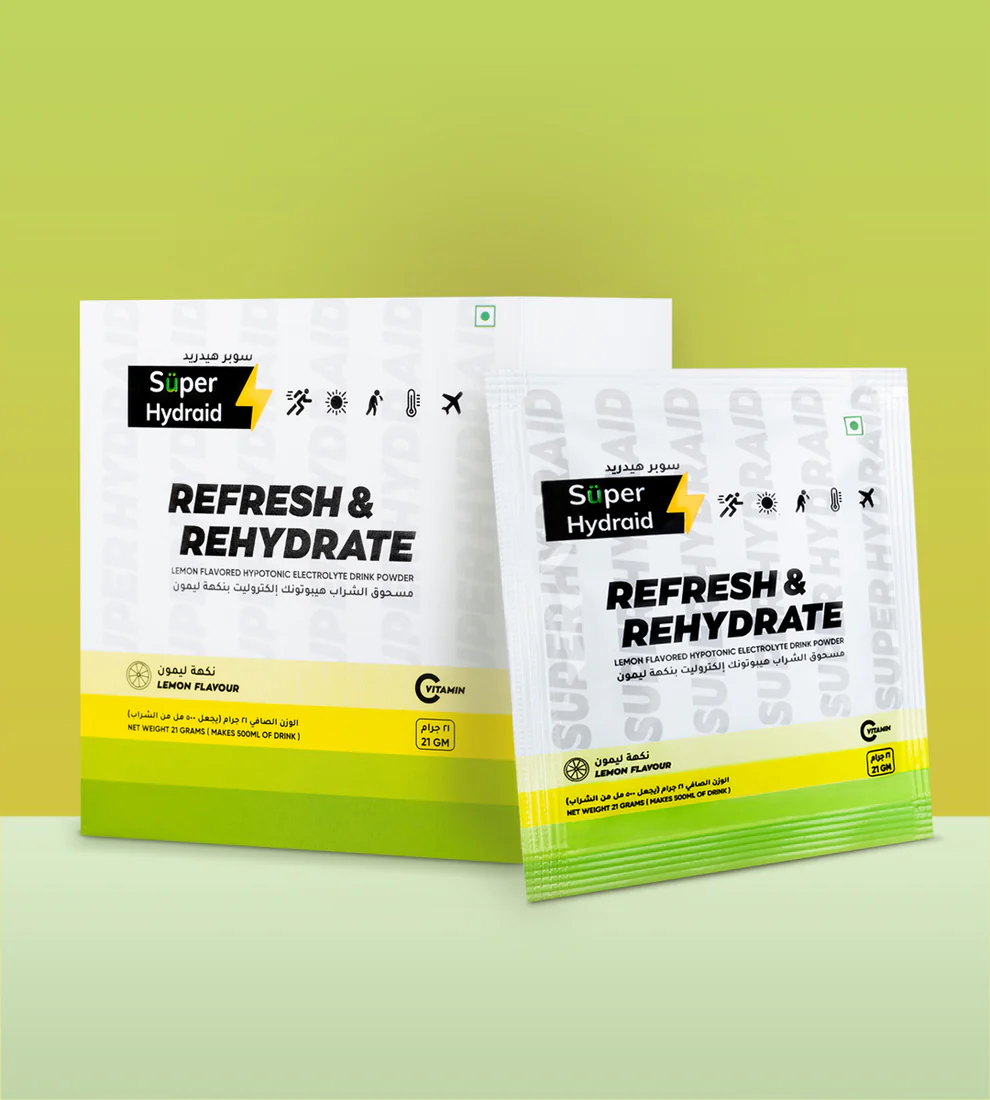 سوبر هيدرايد بطعم الليمون 21 جم | 10 اكياس