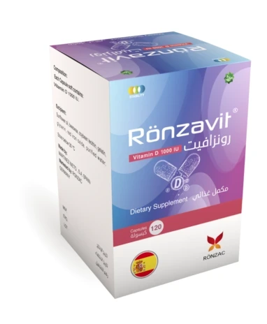 رونزافيت فيتامين دى1000 وحدة دولية 120 كبسول