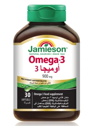 JAMIESON OMEGA 3 900MG 30SOFTGELS