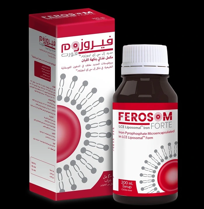 Ferosom Forte Iron BubbleGum Syrup 200Ml