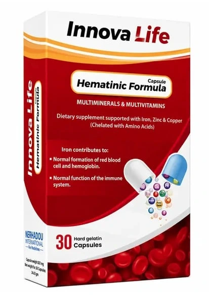 INNOVA LIFE HEMATINIC FORMULA 30CAPS