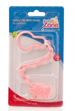 BABY ZONE BABY NPL CHAIN CLIP WHT