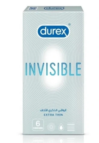 دوريكس واقي ذكري رفيع جدا غير مرئي 6قطع