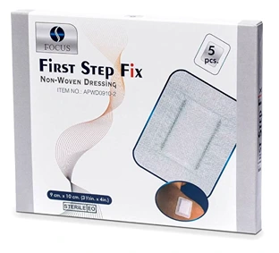 FOCUS FIRST STEP N WOVEN DRES 8X10CM 5PC