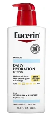 EUCERIN DAILY HY LOT DRY SKIN SPF 500ML