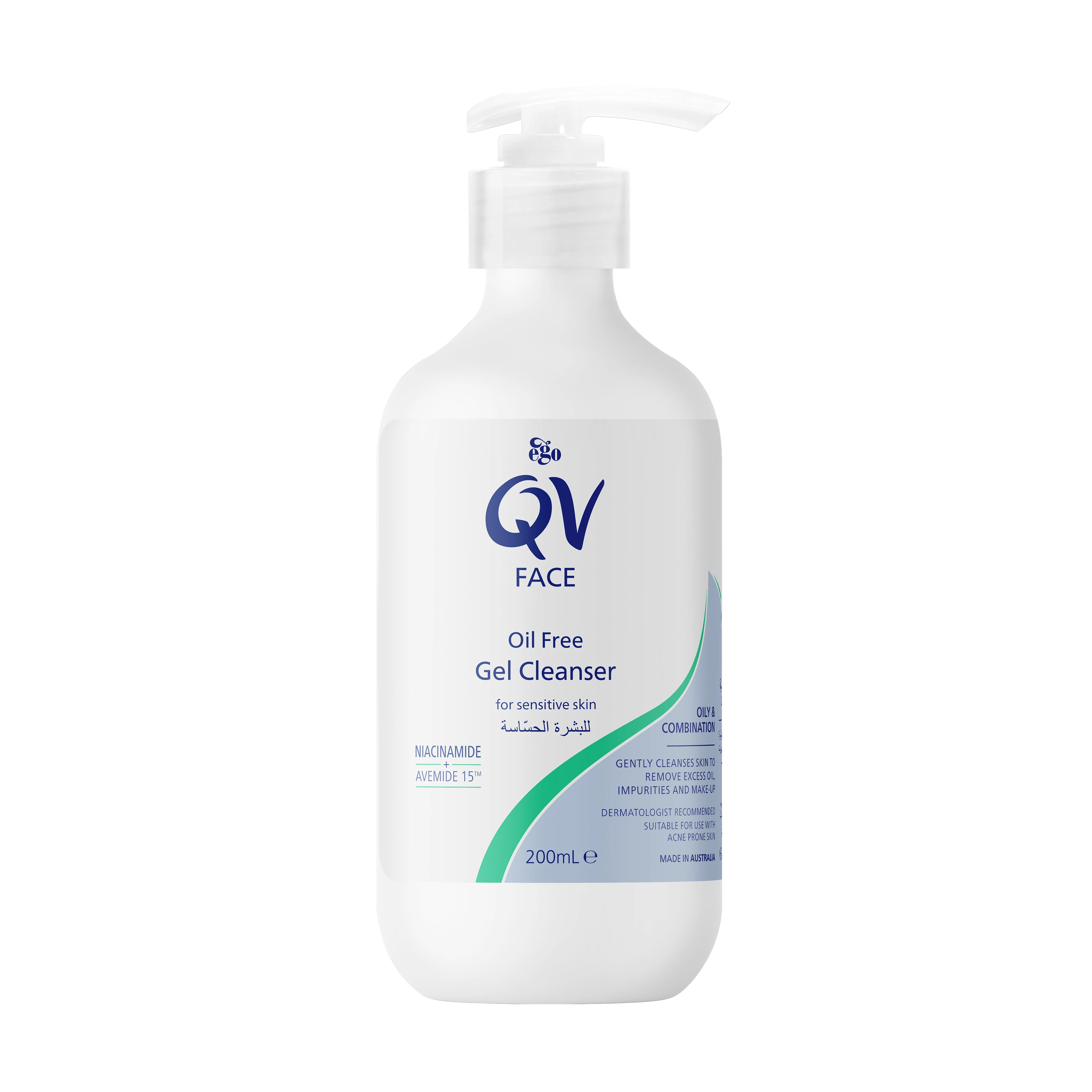 QV FACE OIL FREE GEL CLNS 200ML