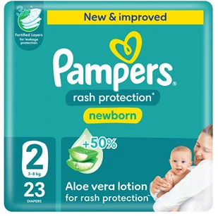 PAMPERS NO 2(3-6KG)CARRY PACK 23PCS