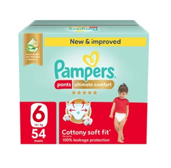 PAMPERS PREM CRE PANT NO6(16+KG) 54PC
