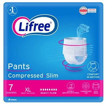 LIFREE PANTS HEAVY FLOW XL 7PCS