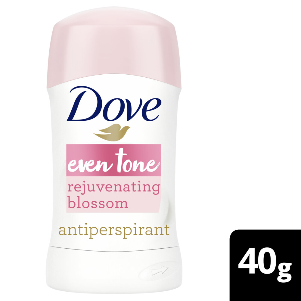 DOVE  مزيل عرق ستيك مضاد التعرق من دوڤ، لتوحيد لون البشرة، برائحة الأزهار المنعشة، حماية من العرق والرائحة لمدة ٤٨ ساعة، ٤٠ جم