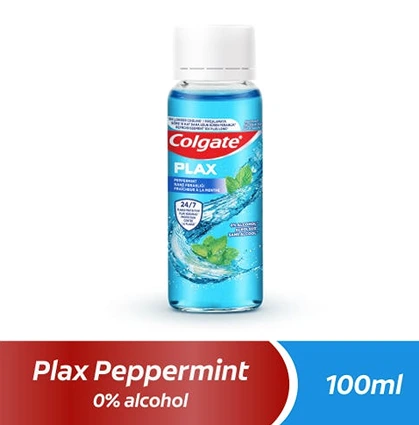 COLGATE M W PLAX PEPPERMINT 100ML(3610)
