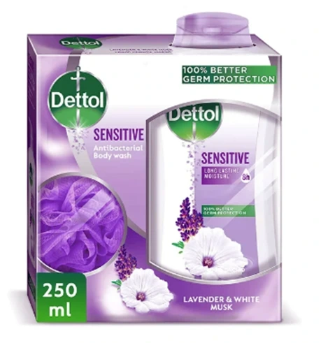 ديتول غسول جسم للبشره الحساسه 250 مل