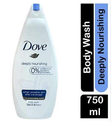 دوف غسول جسم تغذيه بعمق 0% سلفات 750مل