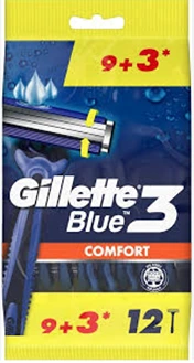 GILLETTE BLUE3 CMFRT (9+3)PCS