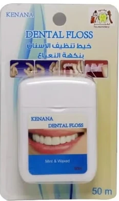 KENANA DENTAL FLOSS MINT@WAX(9012)