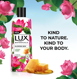 LUX HD WSH GLOWING SKN LOTUS&HONEY 250ML