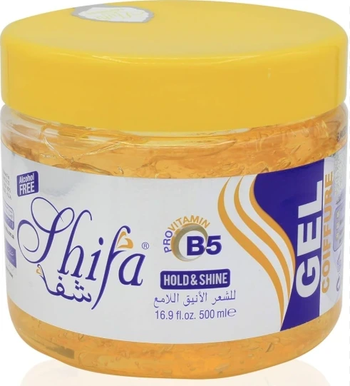 شفا جل للشعر الانيق اللامع 500مل اصفر