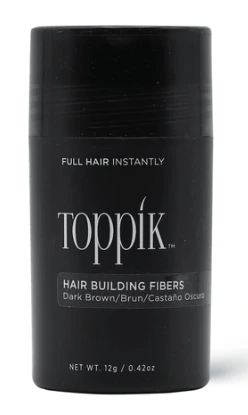 TOPPIK HR BUILDING FIBERS DARK BROWN 12G