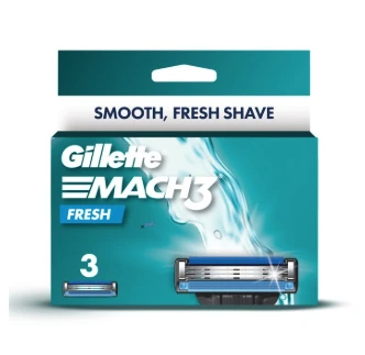 GILLETTE MACH3+BLADES 3PCS