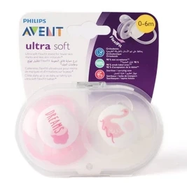 AVENT ULTRA SOFT SOOTHER 0-6M GIRL091 07