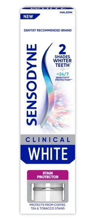 Sensodyne Clinical White Whitening Toothpaste Stain Protector 75ml