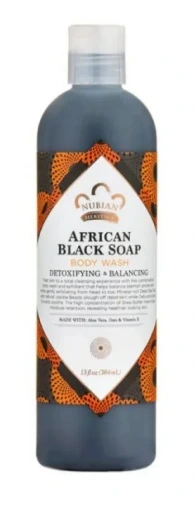 NUBIAN AFRICAN BLACK SOAP BODY WASH 384