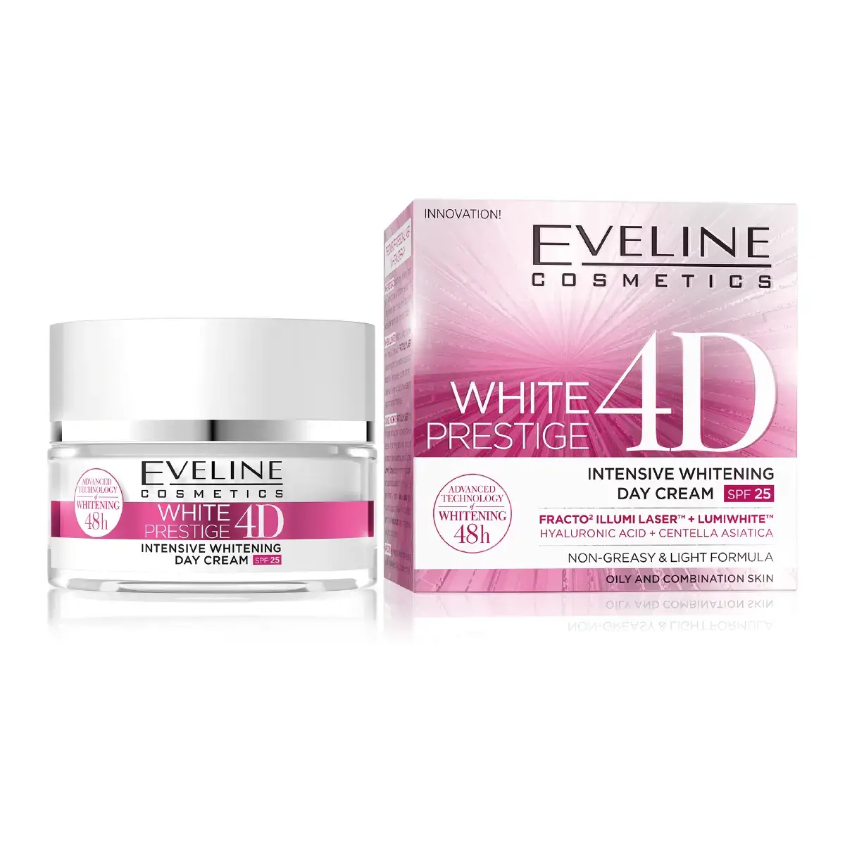 Eveline White Prestige 4D Whitening Day Cream Spf 25 | 50Ml