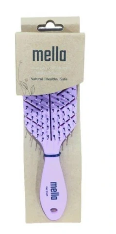 MELLA PLASTIC HR BRUSH PB004-LIGHT PURPL