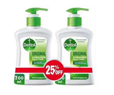 DETTOL Hand Wash ORIGINAL TWINPACK 35%OFFER
