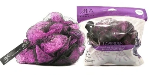 ميا لوفة الاستحمام مع قطع الصابون لافندر