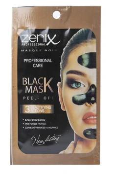 ZENIX FACE MASK BLACK PEEL OFF 1 PC