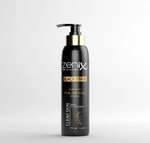 قناع زينيكس الأسود لتقشير الوجه 130 مل