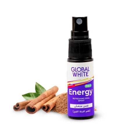جلوبال وايت قرفة معطر فم بخاخ 15 مل
