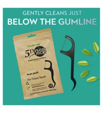 5D ECO DENTAL FLOSS PICKS 50'S