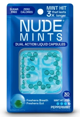  NUDE MINTS PEPPERMINT DUAL CAPSULE30CAP