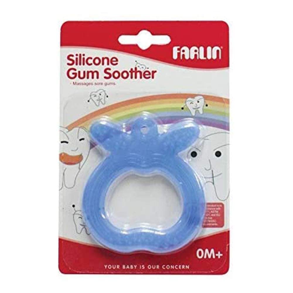 FARLIN GUM SILICONE SOOTHER APPLE(BF-14103)