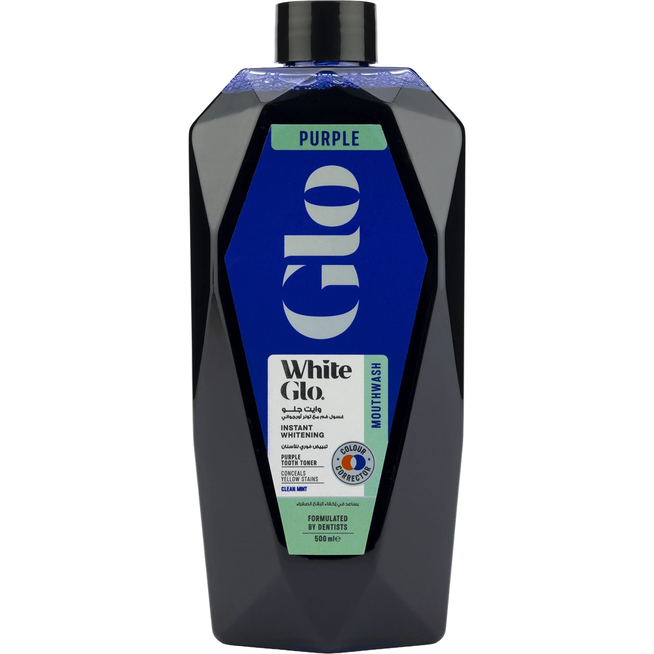 WHITE GLO PURPLE TOOTH TONER M W 500ML