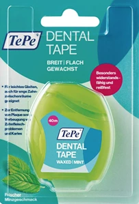 TEPE DENTAL FLOSS WAXED MINT 40M