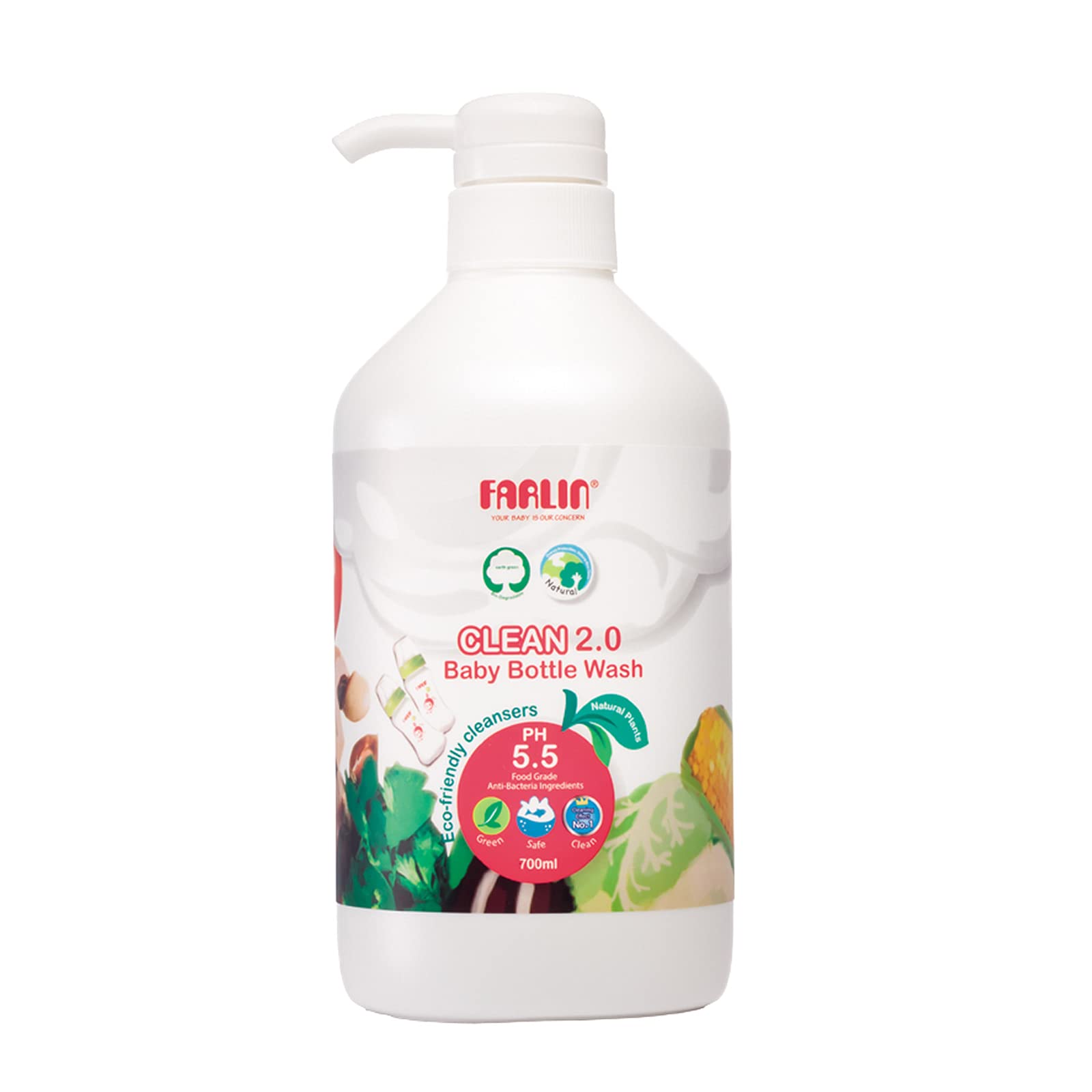 FARLIN CLEAN BABY BOTTLE WAS