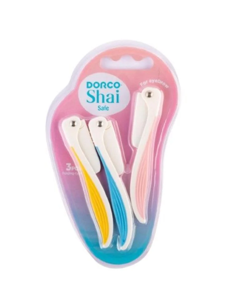 Dorco Shai Eyebrow Razors | 3Pcs