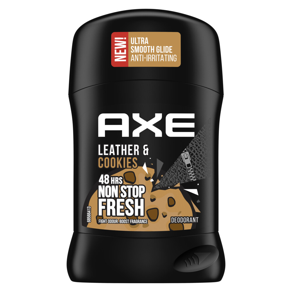 AXE  DEO STK LEATHER COOKIES 50ML