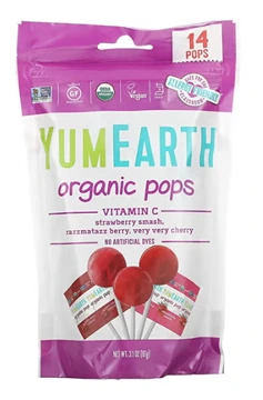YUMEARTH ORG POPS VITA C 14 POPS 87GM