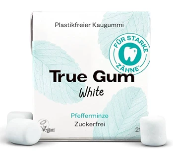 TRUE GUM GUM PEPPERMINT (WHITE)X21GM