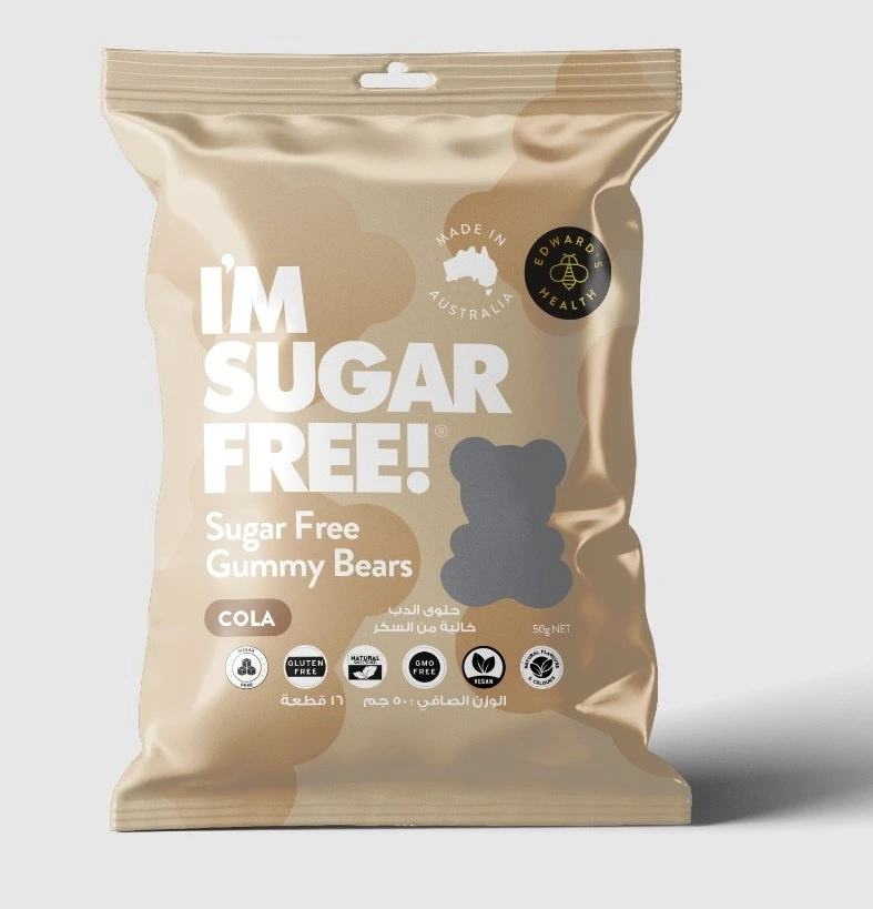 حلوى الدب خالية من السكر كولا 50 جم