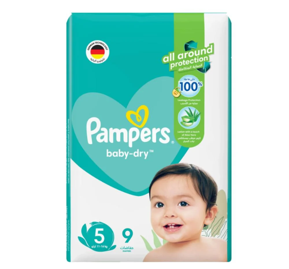 PAMPERS NO 5 (11-16 KG) 9PCS