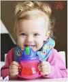 Nuby Flipn` Sip Silicone Straw Cup With Handle 12M+ (9907)